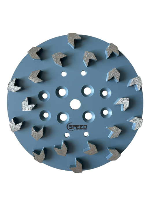 10" 20 ARROW SEGMENT GRINDING PLATES