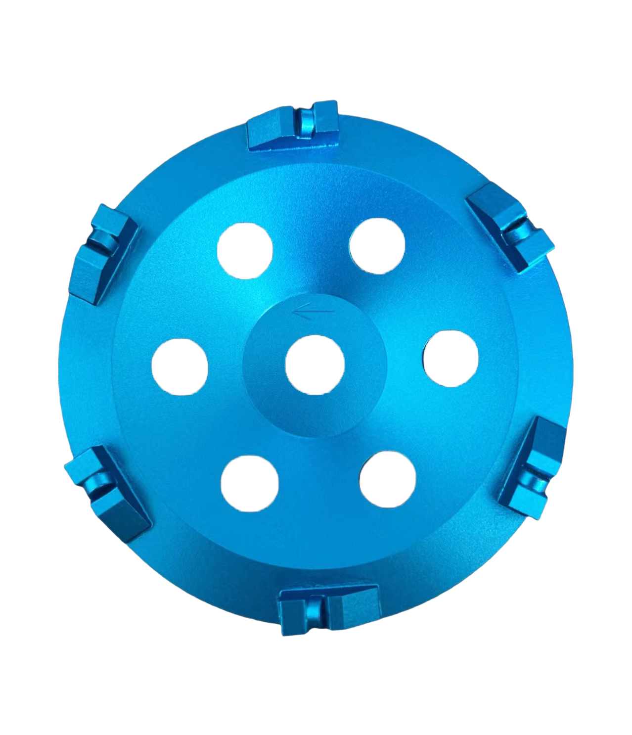 7"  PCD CUP WHEELS WITH 6 JET SEGMENT HALF 10MM PCD